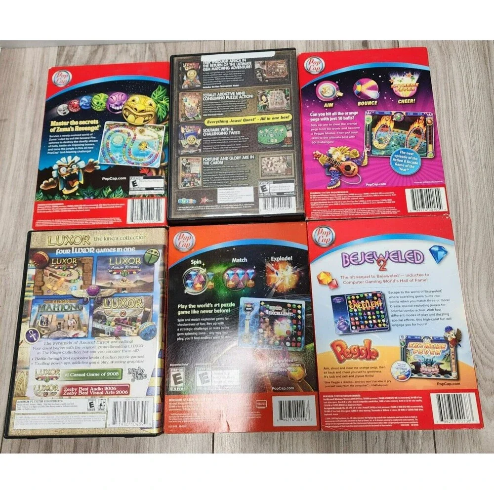 PC CD ROM Games Lot of 6